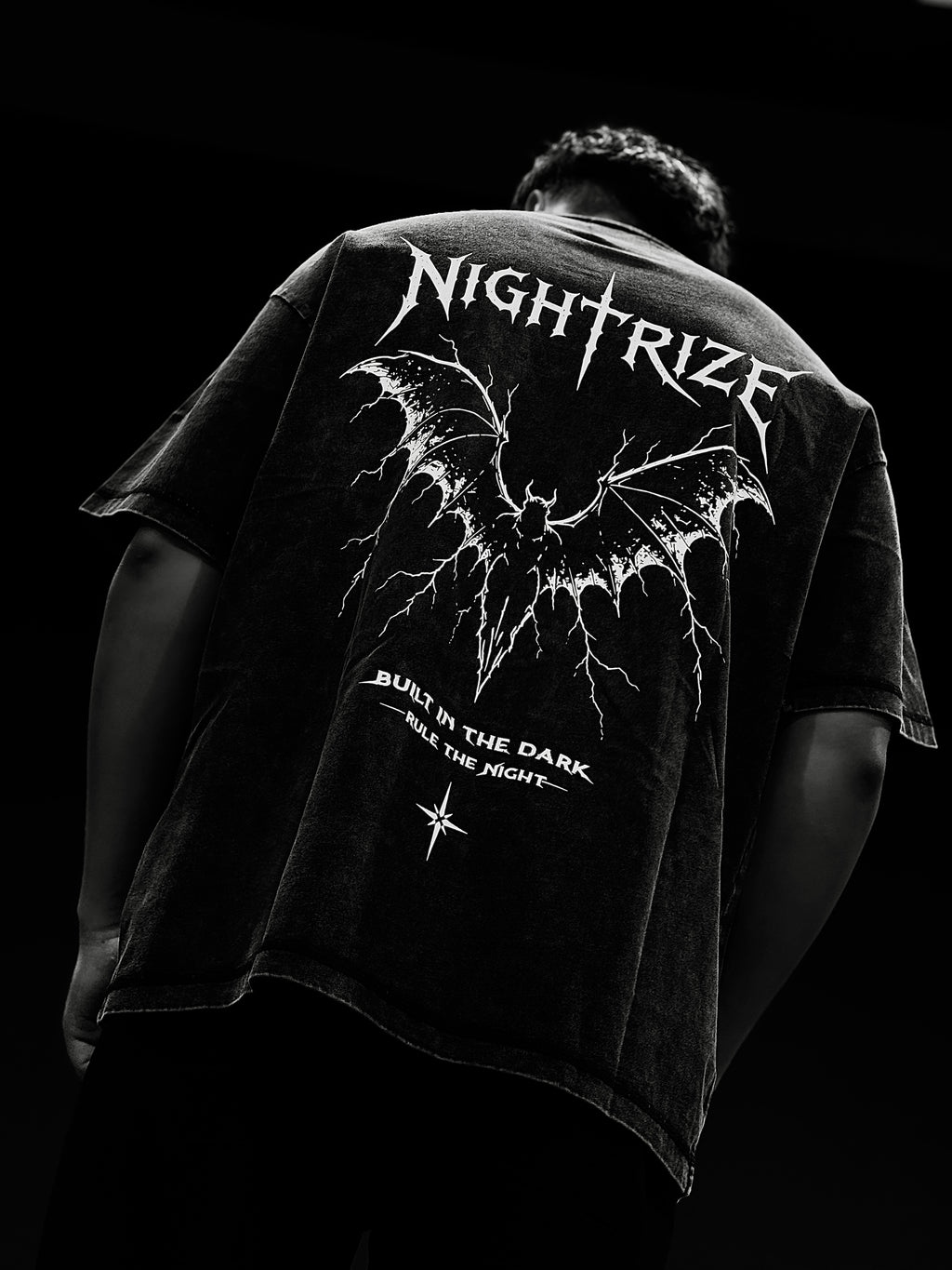 Night Rize Oversized Washed Tee