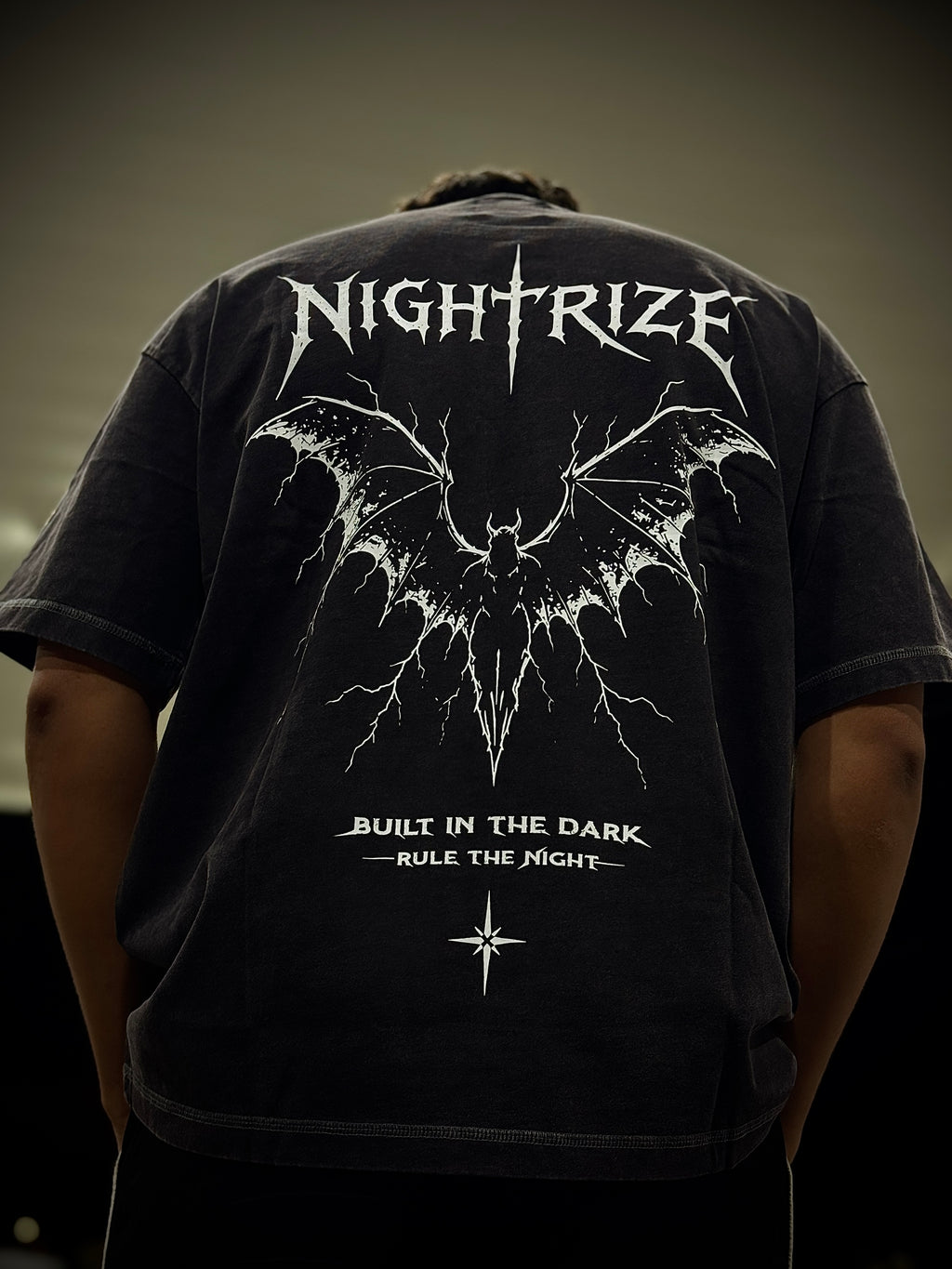Night Rize Oversized Washed Tee