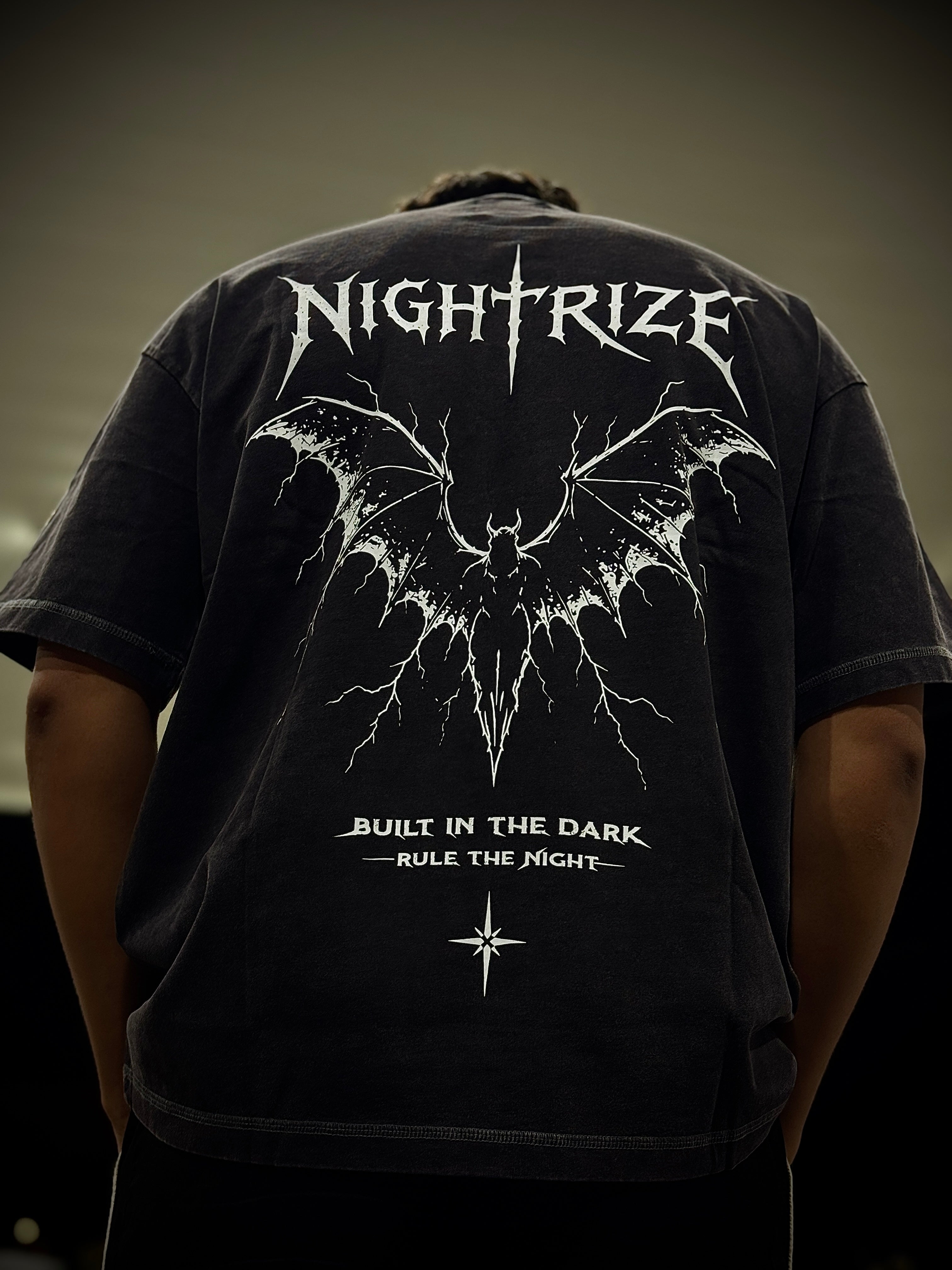 Night Rize Oversized Washed Tee