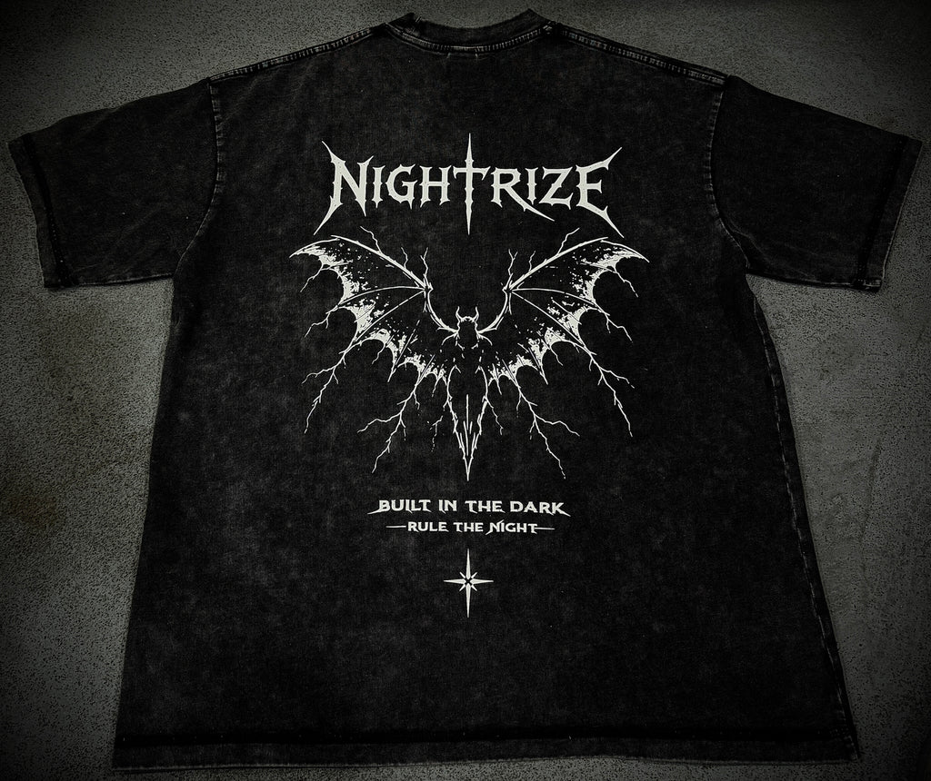 Night Rize Oversized Washed Tee