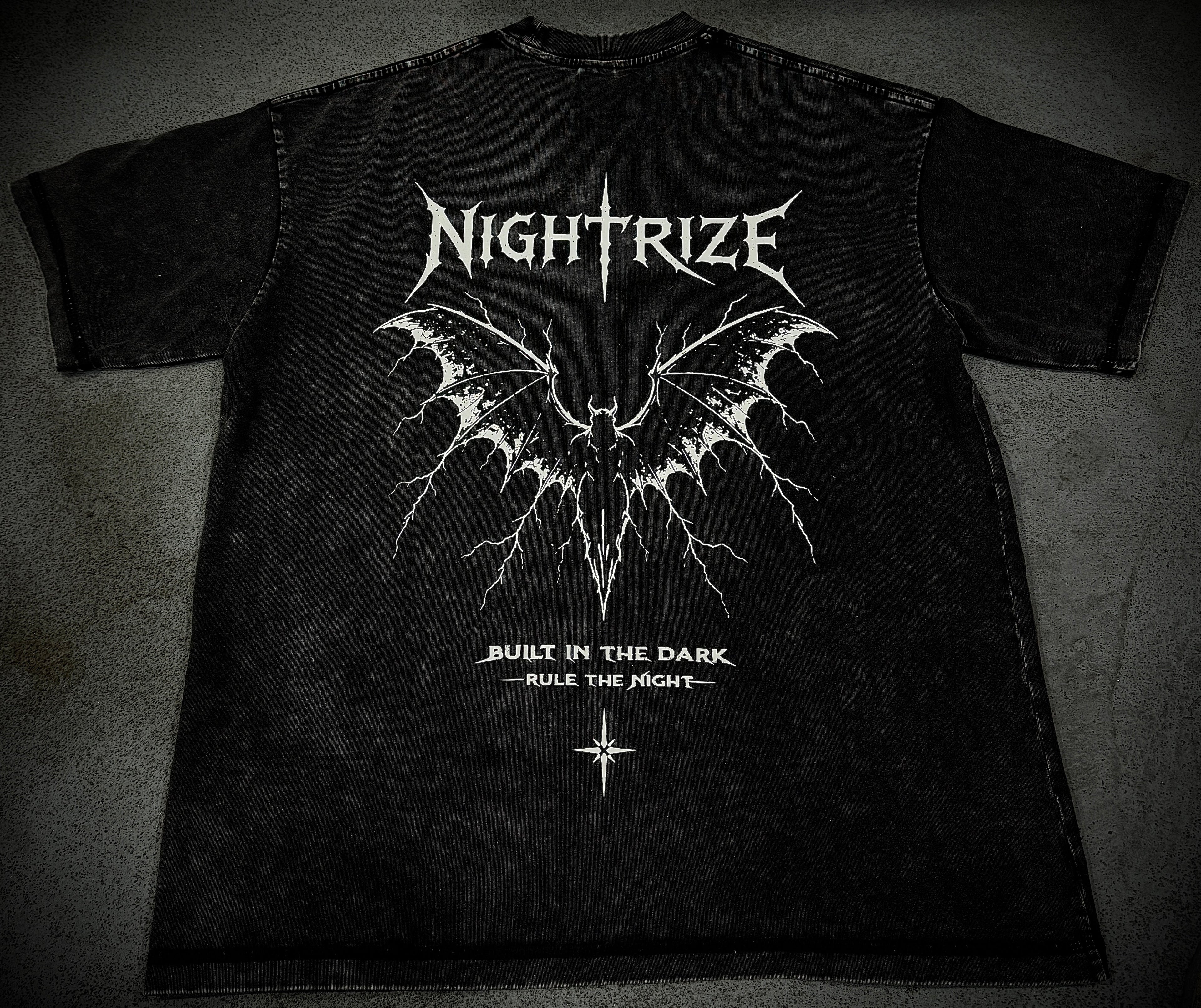 Night Rize Oversized Washed Tee