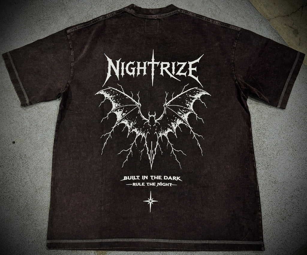 Night Rize Oversized Washed Tee