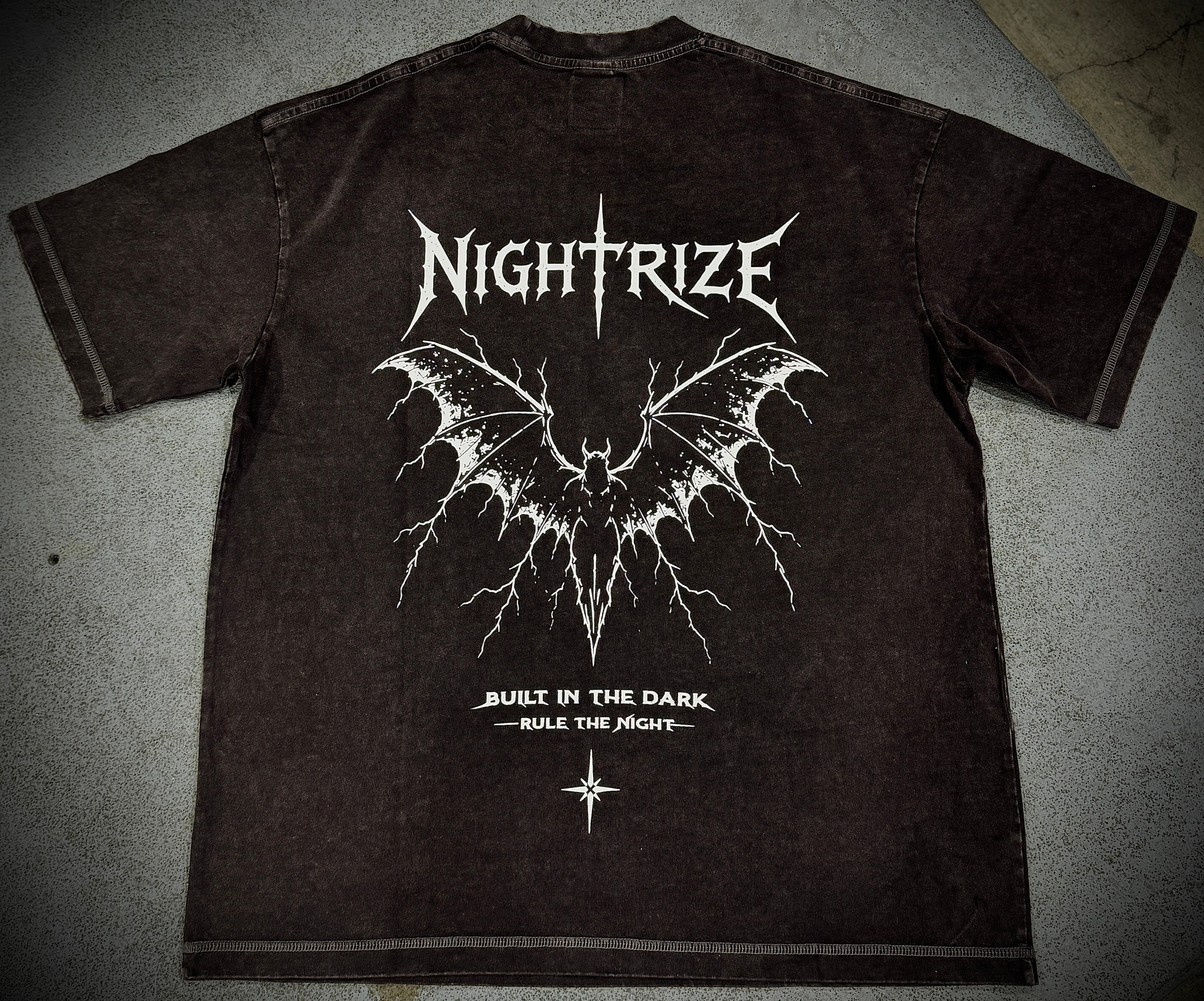 Night Rize Oversized Washed Tee